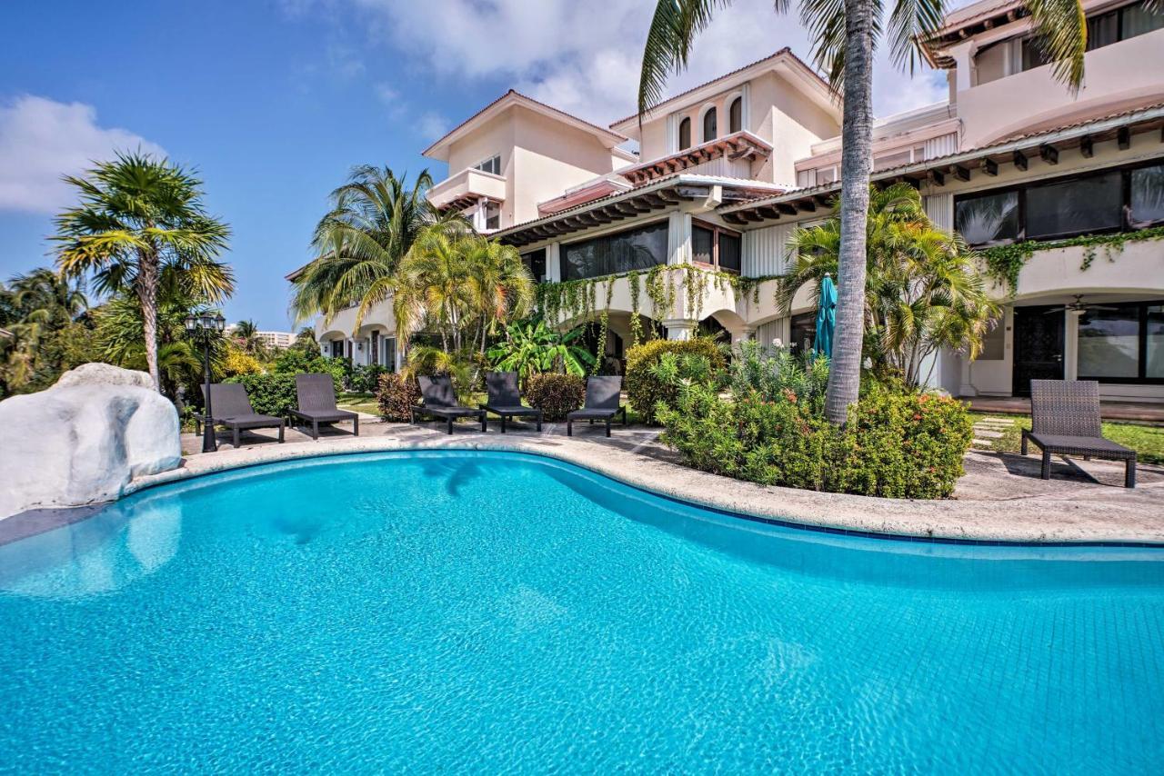 Updated Oceanside Townhome With Pool Walk To Beach! Cancún Exteriér fotografie